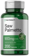  Saw Palmetto Extract 900mg | 200 Capsules | Non-GMO, Gluten Free | by Horbaach