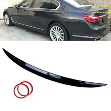 F�r BMW 7er G11 G12 2015-2022 MP�Stil Spoilerlippe Schwarz Heckspoilerlippe
