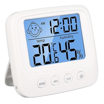 Digital Alarm Clock With Temperature Humidity Multifunction Digital Thermometer