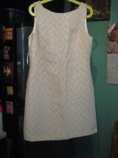 Ted Baker LONDON TEXTURED SHIFT DRESS SIZE 3 NEW WITH TAGS