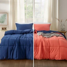 KASENTEX All Season Down Alternative Quilted Comforter Set - Reversible Duvet