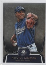 2012 Bowman Platinum Prospects Refractor Keyvius Sampson #BPP60 10q4