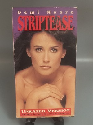 Striptease VHS 1996 Unrated Version Demi Moore