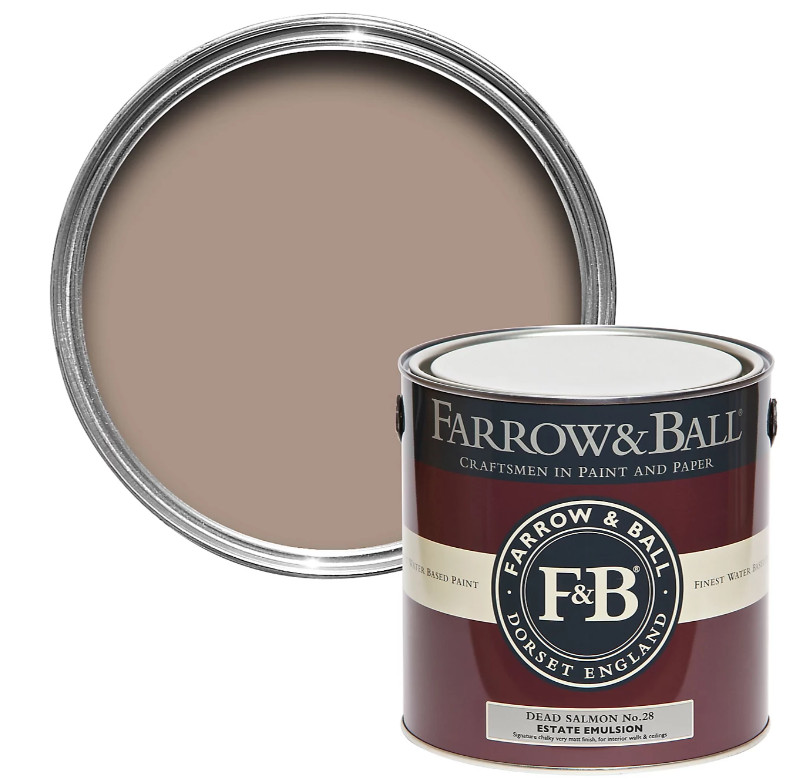 Farrow & Ball Estate Dead salmon No.28 Matt Wall & ceiling Emulsion paint, 2.5L