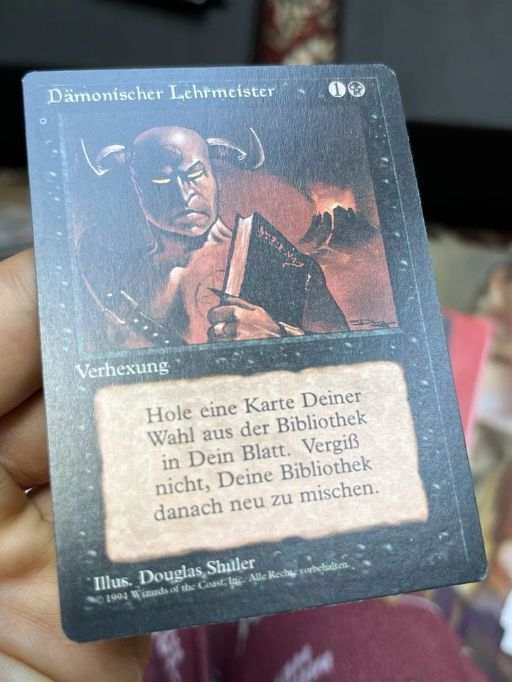 German FBB • Demonic Tutor • Pack Fresh • Mtg (1837) - Image 4 of 4