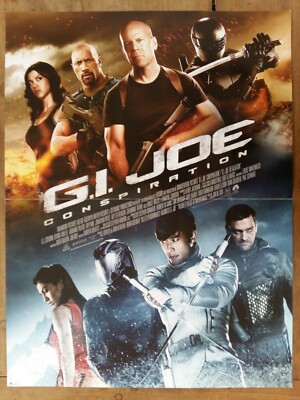 G.I. JOE Plakat Verschwörung Bruce WILLIS Ray STEVENSON Jon M.CHU 40x60cm