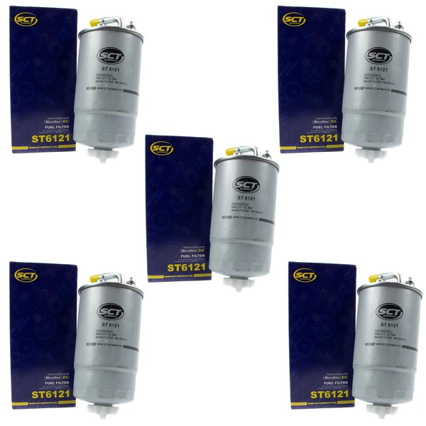 Kraftstofffilter 5 X Filter Diesel SCT ST6121 FüR Opel Corsa D Van 1.3 Cdti 1,3-image