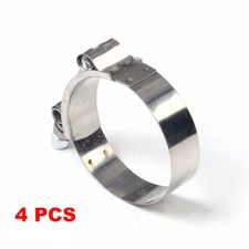 3 Stainless Steel T-bolt Clamps Silicone Hose Coulper Turbo Intake Tube 4pcs