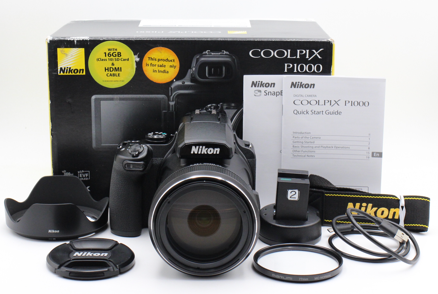 [ Mint ]  Nikon COOLPIX P1000 X125 16.7 MP Digital Cama Zoom 4K JAPAN #D13341
