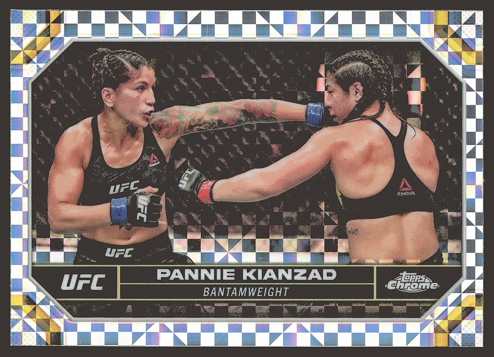 2024 Topps Chrome UFC #152 Pannie Kianzad X-Fractor