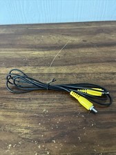 Single RCA Male to Male Cable Coax Audio/Video Cord Composite Yellow Plugs