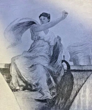 1892 Decoration of Chicago Exposition White City Columbian Expo illustrated