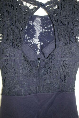 Lipsy Michelle Keegan Lace Dress With Frill Sleeve Navy UK 8 rrp £65 DH9 CC 28 image 5