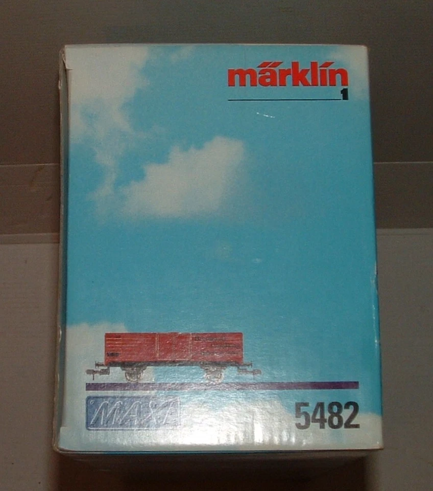 Märklin 5482 Open Freight Car Fuel Business J. Häberle & Sons, 1#V-1141 - Image 2 of 2