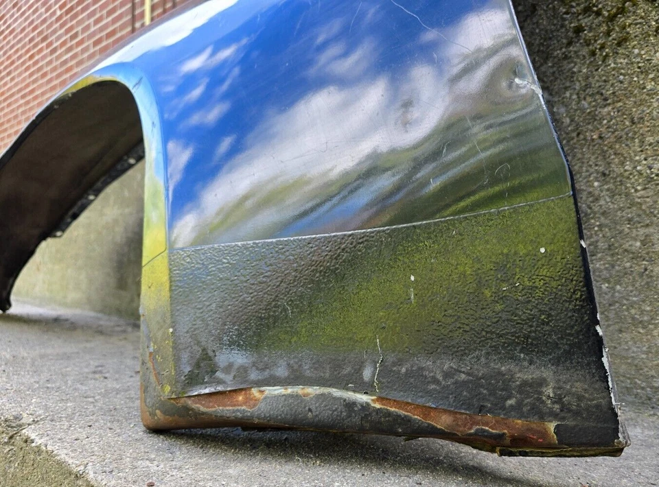 BONITO GUARDABARROS DELANTERO IZQUIERDO ORIGINAL USADO ORIGINAL PORSCHE 944 944S NEGRO 1983-89 Foto 4 de 4