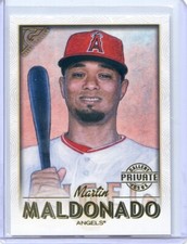 2018 Topps Gallery Private Issue #/250 NO. 80 Martin Maldonado - Los Angeles Ang