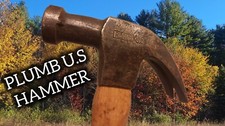 -Plumb US- etched Vintage Hammer RARE W/THIS ...