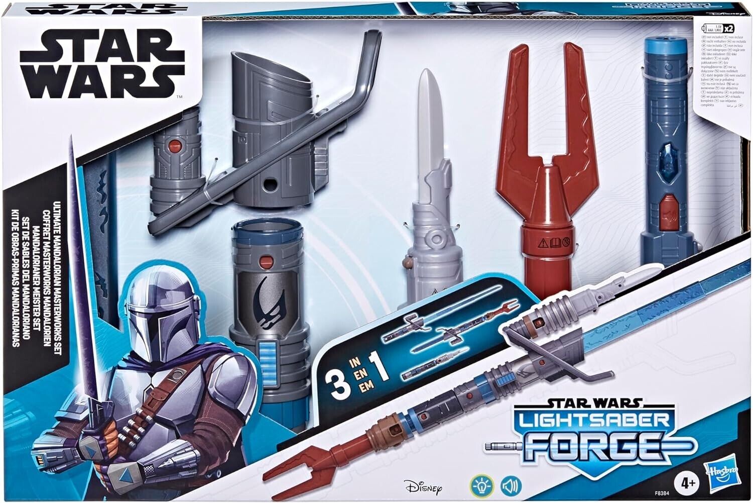 Star Wars: Lightsaber Forge Darth Vader and Obi-Wan Kenobi Toy Action  Figure for Boys and Girls (12”) 