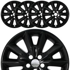 4 Fits Jeep Cherokee Limited 2014-2018 Black 18 Wheel Skins Hub Caps Rim Covers 4 Fits Jeep Cherokee Limited 2014-2018 Black 18 Wheel Skins Hub Caps Rim Covers