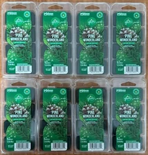 8 Pack Limited Edition Glade Wax Melts PINE WONDERLAND 64 Melts Total 3.1oz Each