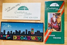 3 Bollinger's Candelight Pavilion Theater Flyers 1990, 1997 & one undated.