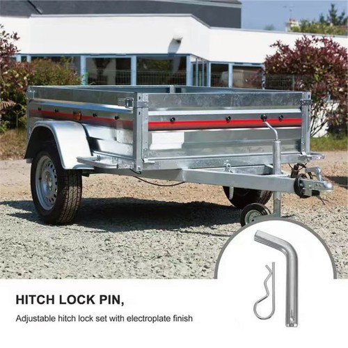 2X HITCH PIN + R CLIP 16MM 5/8" TOW BAR Trailer Ball Mount Receiver 4WD BOAT - Picture 7 of 10