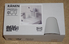 IKEA RANEN 3-Piece Bathroom Set Toothbrush Holder  Cup Light Grey