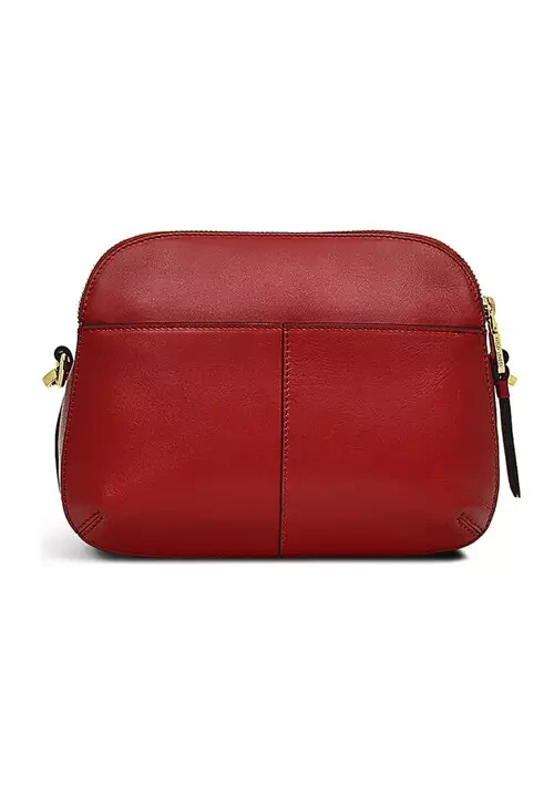 Radley London Medium Zip Top Crossbody Bag Double Zipper Poinsettia Red