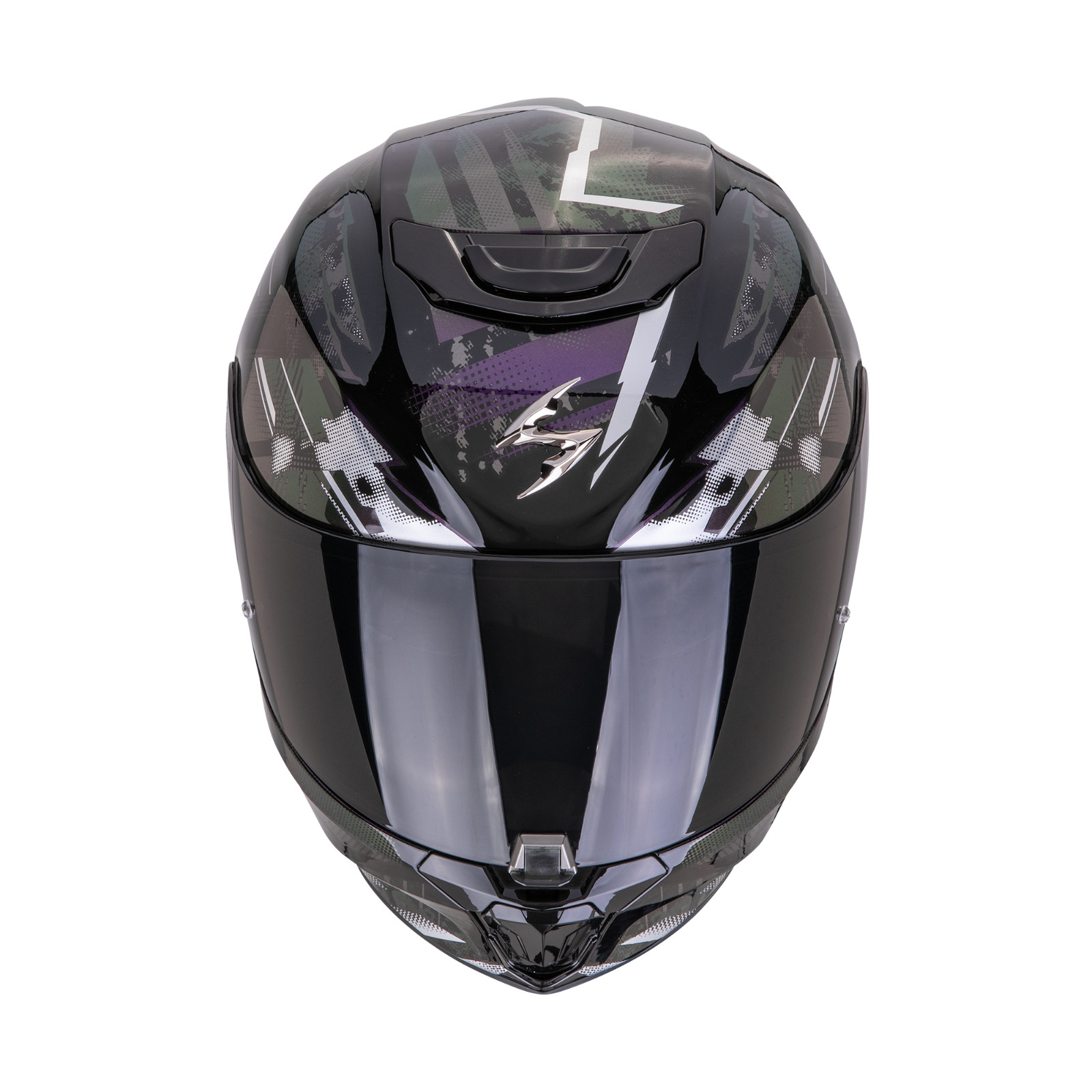 Casque Scorpion Exo-391 Clutter en polycarbonate premium aux reflets d'exception