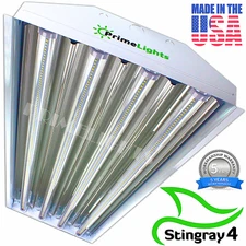 **6 PACK** T8 LED High Bay Warehouse Shop Commercial Light Fixture USA MADE