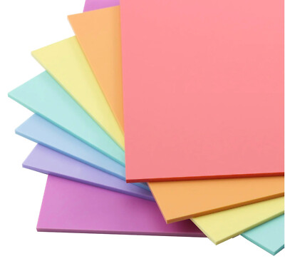 Pastel Acrylic Sheet Cast Laser Cuttable 1/8'' - For Crafts, Glowforge, DIY, Sign