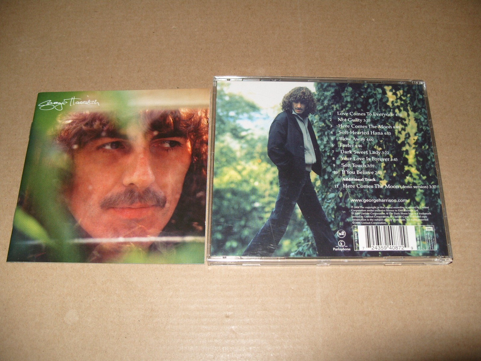 George Harrison by George Harrison (2004)bonus track cd + inlays Near Mint (C20)