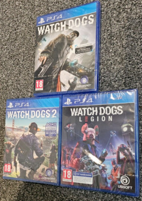 Watch Dogs Trilogy (PS4) Bundle - BRANDNEU & werkseitig VERSIEGELT PLAYSTATION 4 