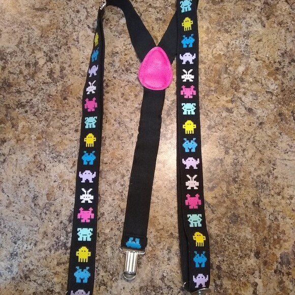 Game Over Kids Suspenders