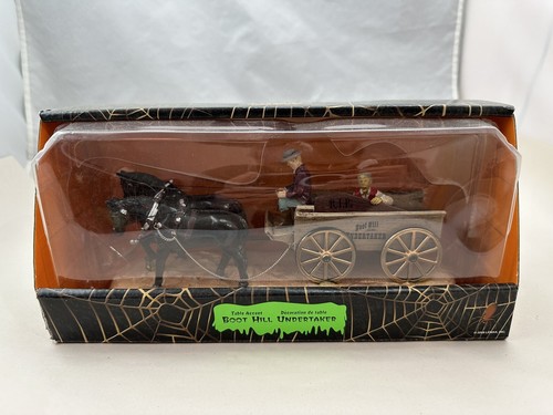 Lemax Spooky Town Zubehör Stiefel Hill Undertaker #93721 2009 im Ruhestand Must See