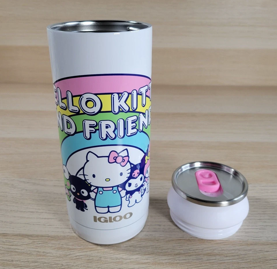 Igloo X Hello Kitty and Friends Stainless Steel 16 Oz Can Twist Top Tumbler NEW - Image 2 of 4