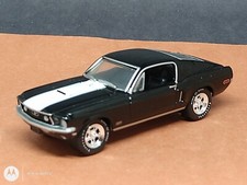 1968 Ford Mustang Cobra Jet Collectible Diecast 164 Scale Limited Edition Black 1968 Ford Mustang Cobra Jet Collectible Diecast 164 Scale Limited Edition Black