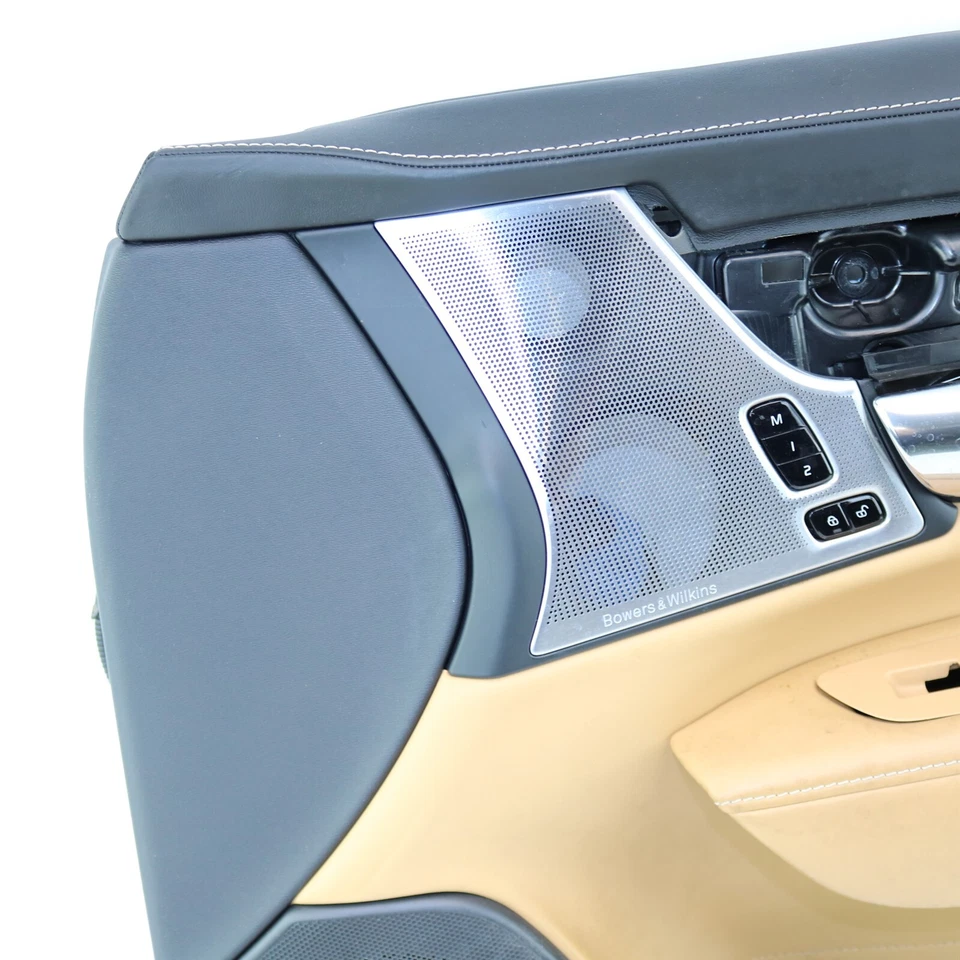 Panel de moldura de puerta delantera derecha Volvo carbón/ámbar #RA20 para S90 V90 2018-2020 Foto 3 de 4