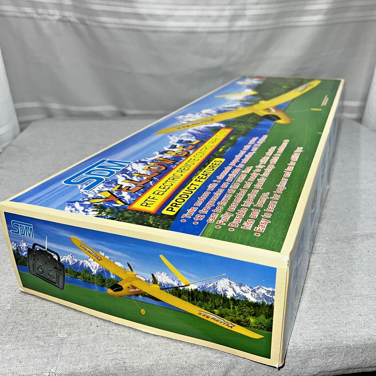 2 SDM Yellow Bee RTF Electric Remote Control Park Flyer Airplane 2 SDM Yellow Bee RTF Electric Remote Control Park Flyer Airplane