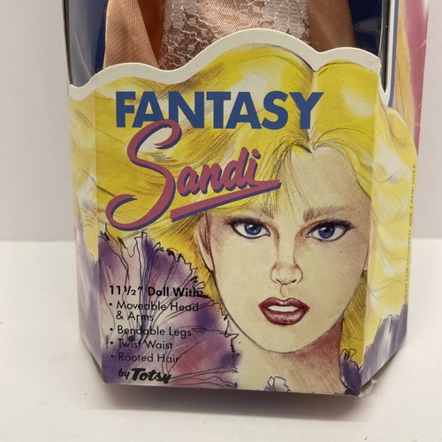 Moda Muñecas Muñeca Nuevo en Paquete Años 80 Barbie CLON Totsy Posable Fantasía Sandi De Colección - Imagen 6 de 9
