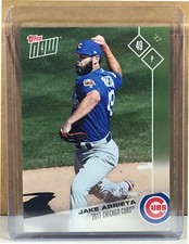 2017 TOPPS NOW ROAD TO OPENING DAY #OD-313 JAKE ARRIETA CUBS Print Run 986