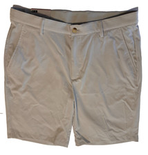 Greg Norman Men's Size 34 Shorts Gray Ultimate Comfort Short 4-Way Stretch