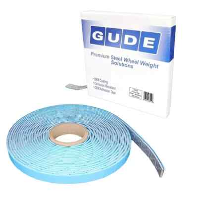 GUDE 360 Pcs 1 roll of 0.50 oz Stick-on GRAY FE Coated Wheel Weight 1/2 oz