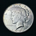1926 Silver Peace Dollar Philadelphia Mint Almost Uncirculated Condition*