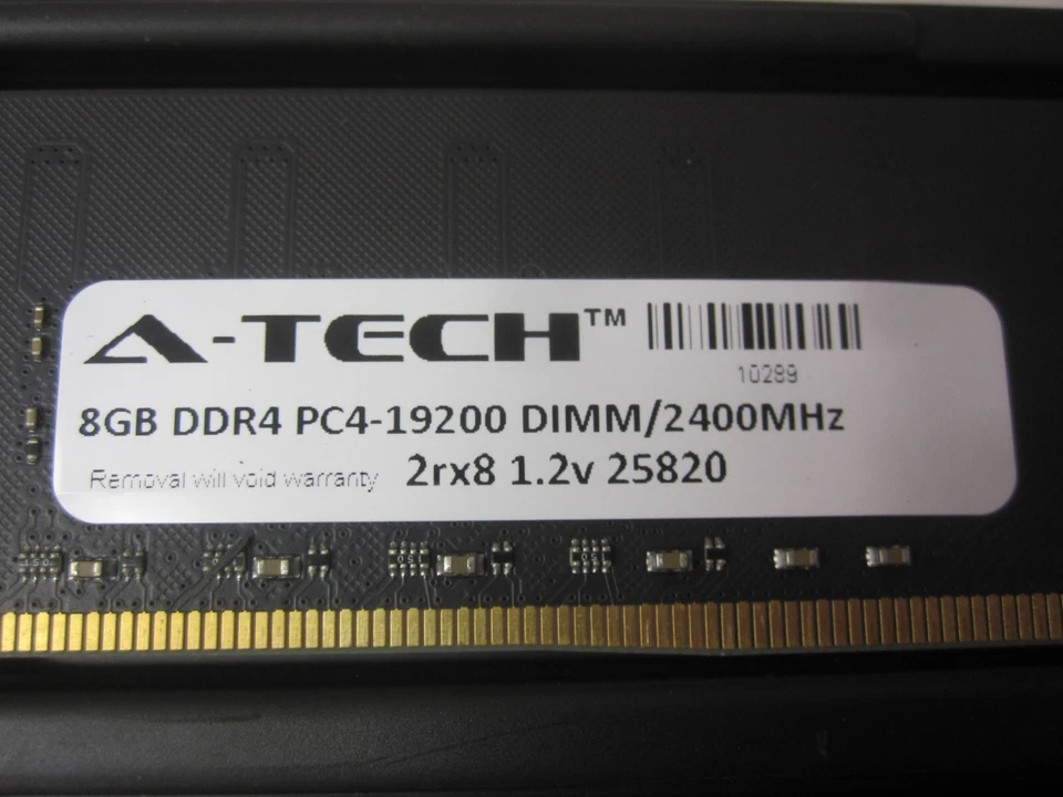 A-Tech DDR4 PC4-19200 DIMM 2400MHz Desktop Memory 16GB Kit - Image 4 of 4