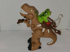 Imaginext T-Rex Dinosaur w/ ROARING SOUND 2014 Mattel Fisher Price TESTED WORKS