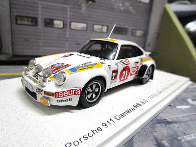 Modèle Réduit Porsche 911 Carrera RS Rallye à L'échelle 1/43 - Occasion - Collection Voiture Miniature