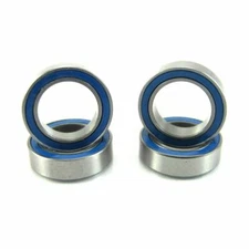 TRB RC 10x15x4mm Precision Ball Bearings ABEC 3 Rubber Sealed BLU (4)