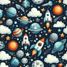 Digital picture Space Background PNG printable file