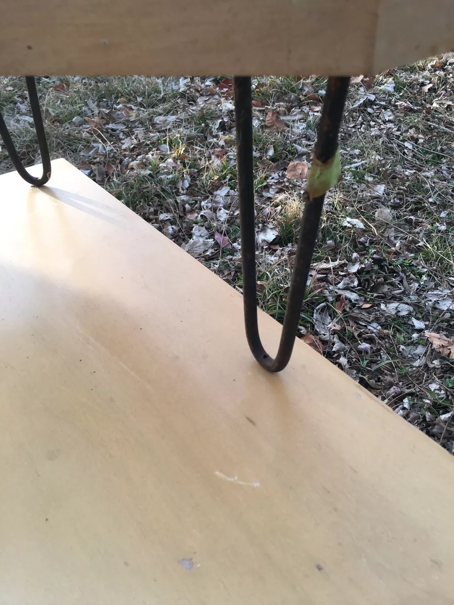Rebar hairpin table legs deals